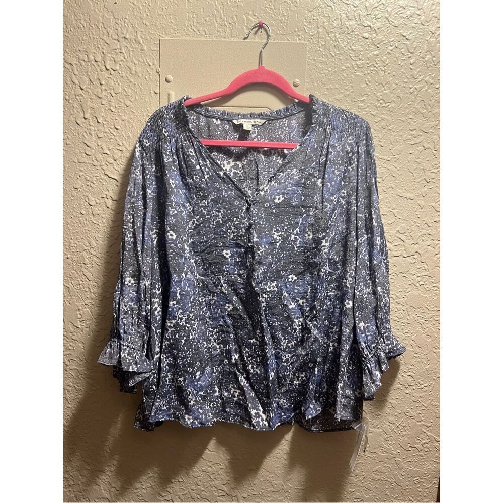 Zac & Rachel Woman’s Multicolored Patterned Top Woman’s Size 2X NEW MSRP $52